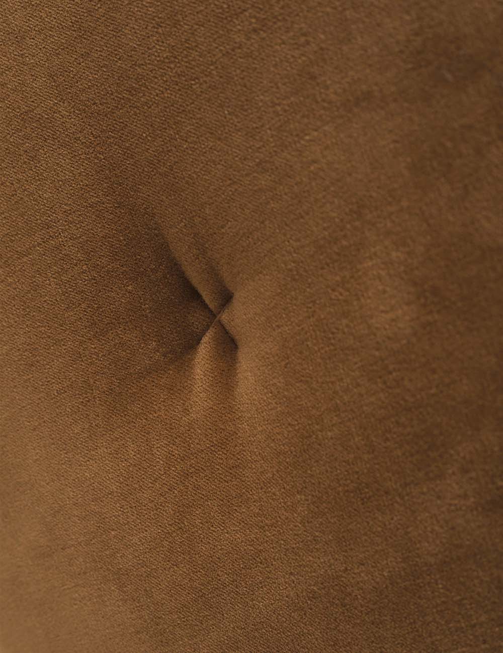 Bela Velvet Disc Pillow | Piped Edges, Ribbed Siding