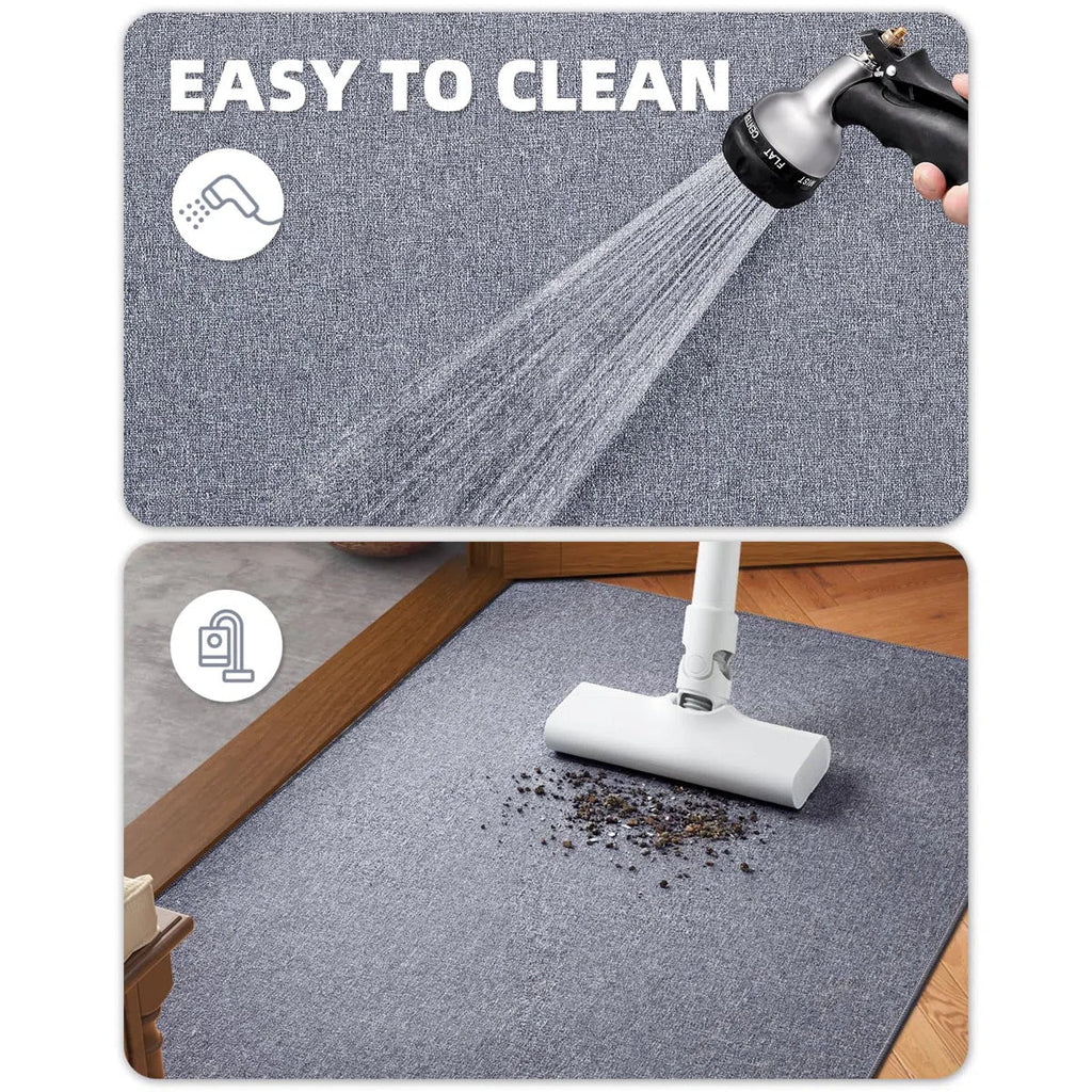 True doormat for indoors – absorbent doormat with rubber backing