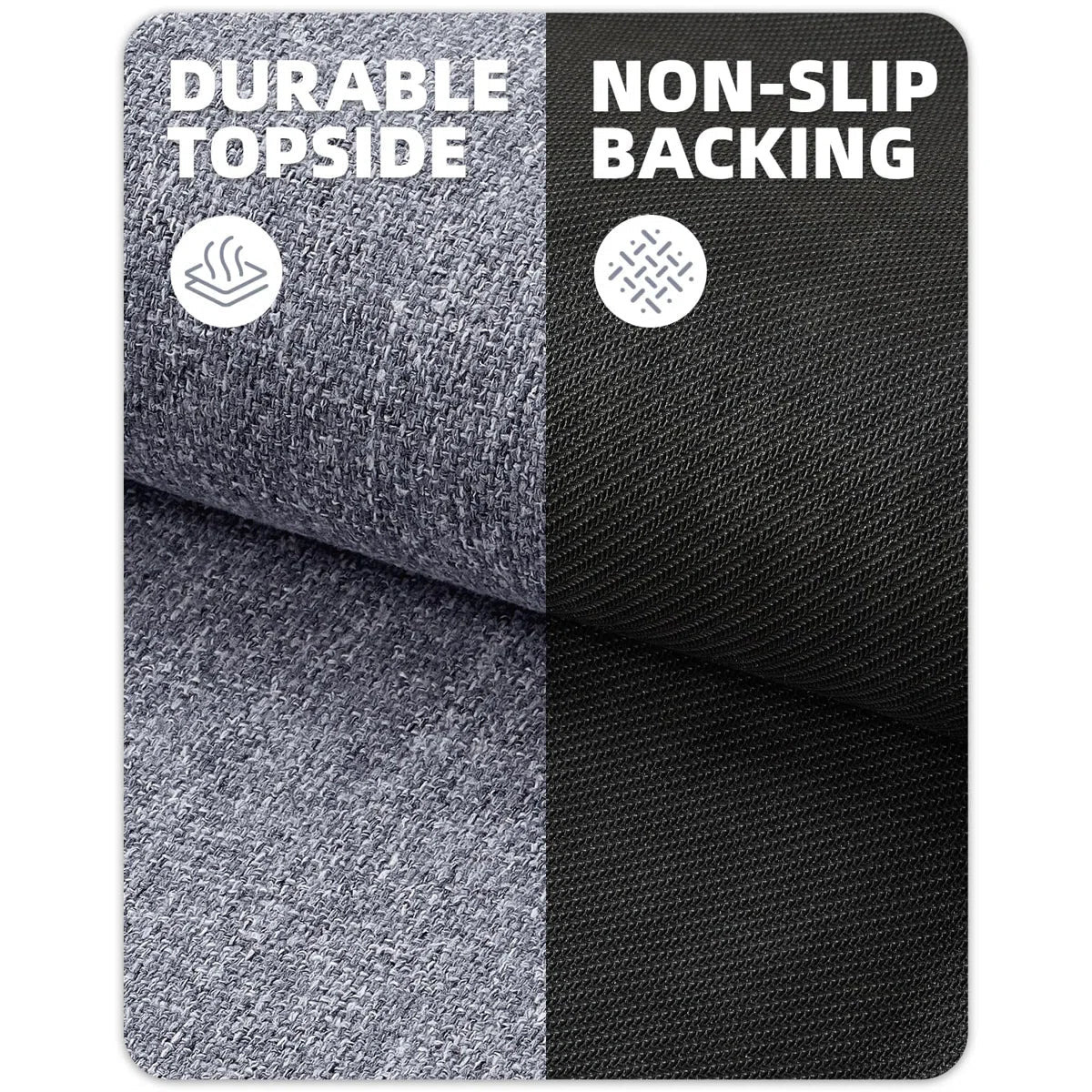 True doormat for indoors – absorbent doormat with rubber backing