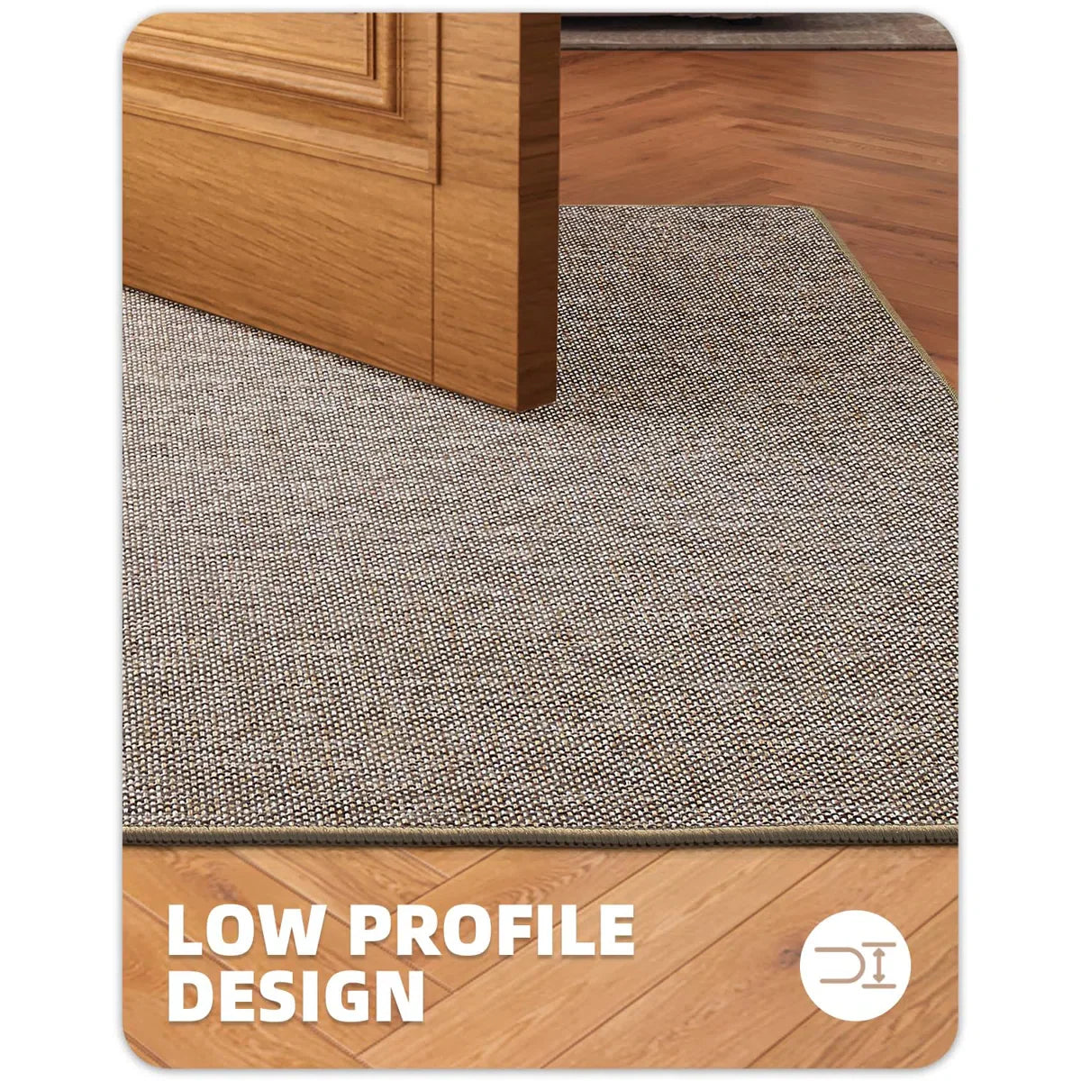 True doormat for indoors – absorbent doormat with rubber backing