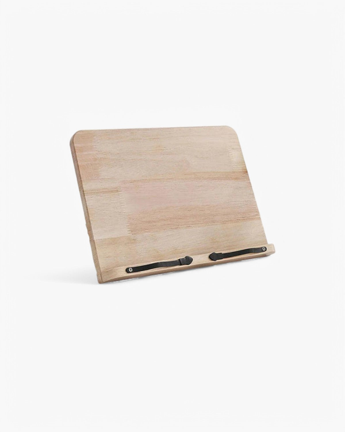 VéraStand: Adjustable Wooden Book Stand with Tablet Holder – for Kitchen & Desk