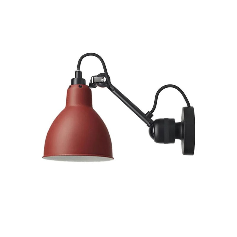 Adjustable Swing-Arm Task Wall Light in Matte Black