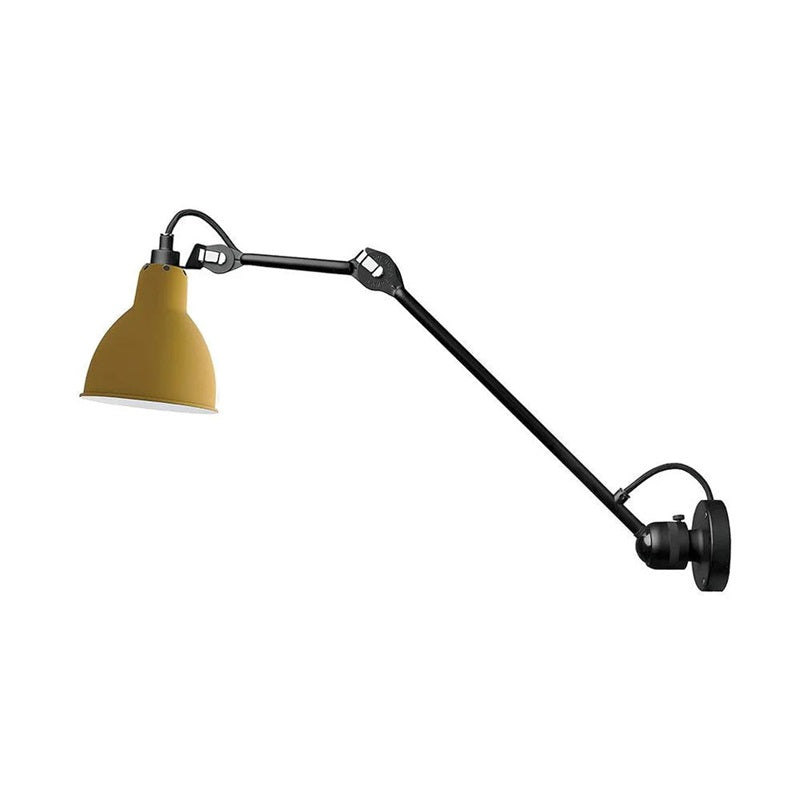 Adjustable Swing-Arm Task Wall Light in Matte Black