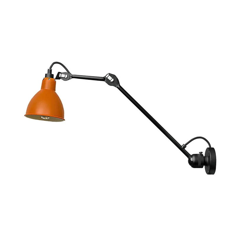 Adjustable Swing-Arm Task Wall Light in Matte Black