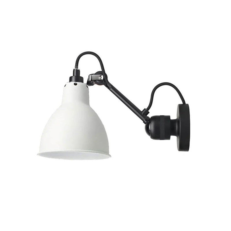 Adjustable Swing-Arm Task Wall Light in Matte Black