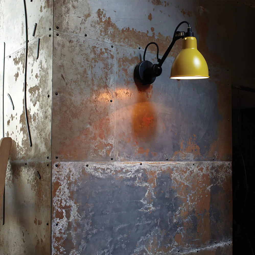 Adjustable Swing-Arm Task Wall Light in Matte Black