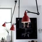 Adjustable Swing-Arm Task Wall Light in Matte Black
