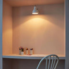 Adjustable Swing-Arm Task Wall Light in Matte Black