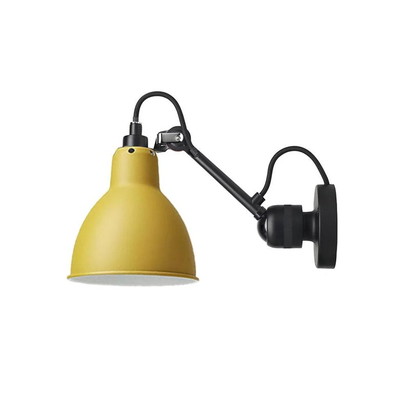 Adjustable Swing-Arm Task Wall Light in Matte Black