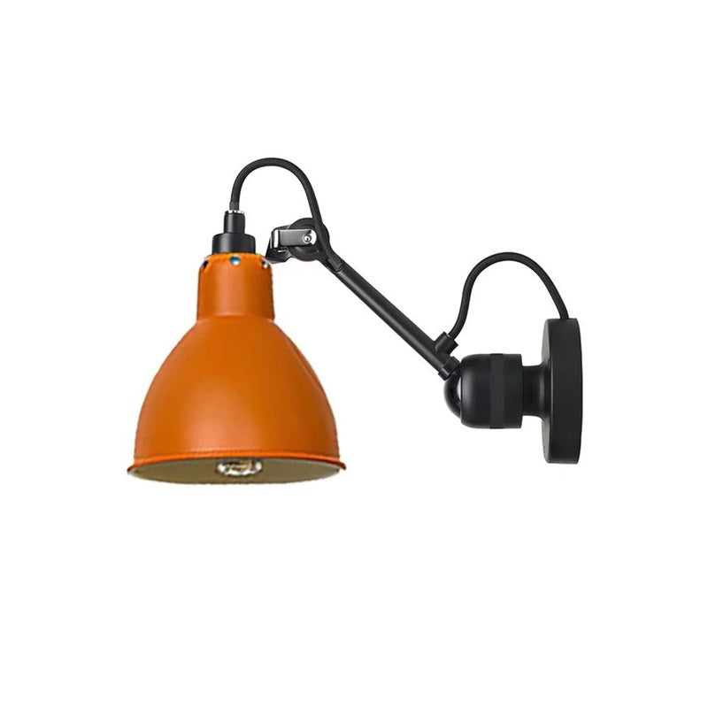 Adjustable Swing-Arm Task Wall Light in Matte Black