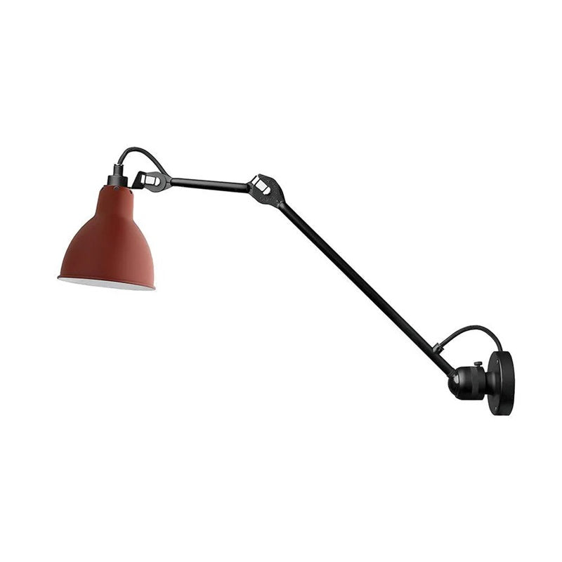 Adjustable Swing-Arm Task Wall Light in Matte Black