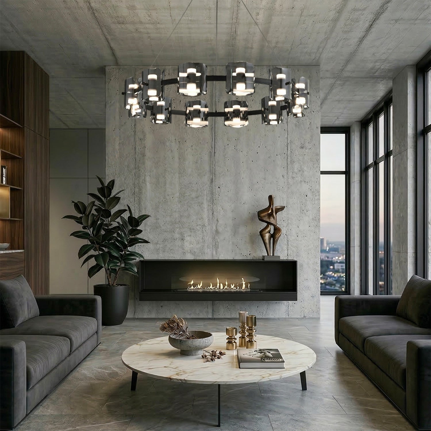 Vesper Ring LED Chandelier
