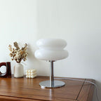 VetroLuce: Italian Glass Table Lamp – Designer LED Light for Living Room & Bedroom