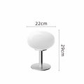 VetroLuce: Italian Glass Table Lamp – Designer LED Light for Living Room & Bedroom