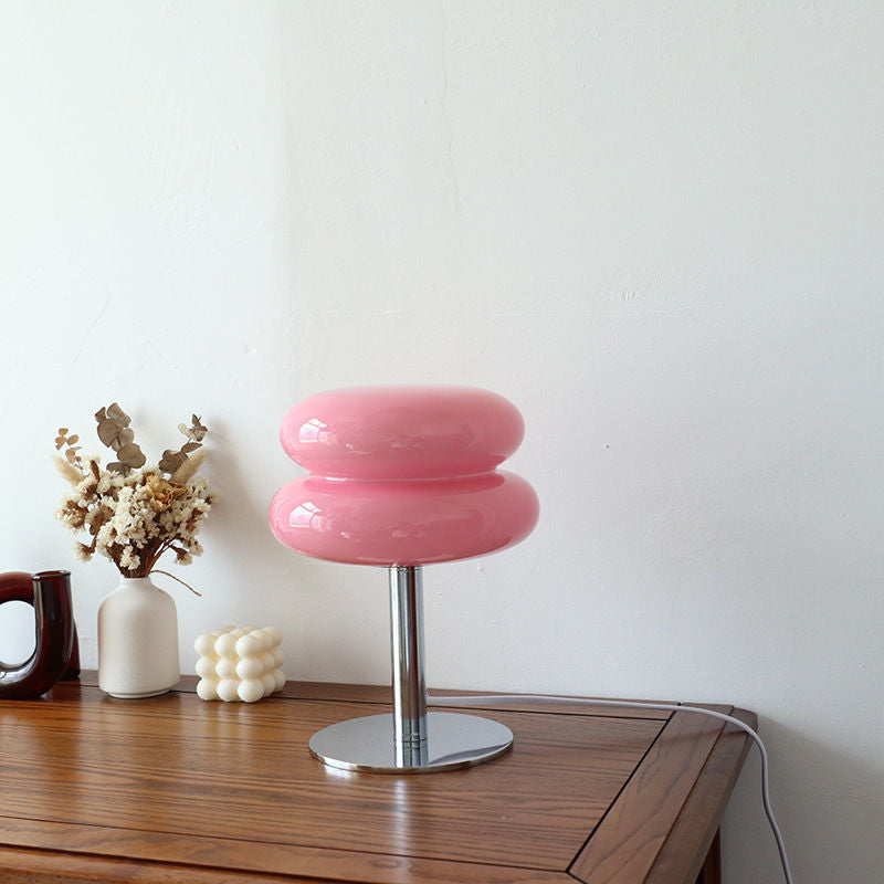 VetroLuce: Italian Glass Table Lamp – Designer LED Light for Living Room & Bedroom