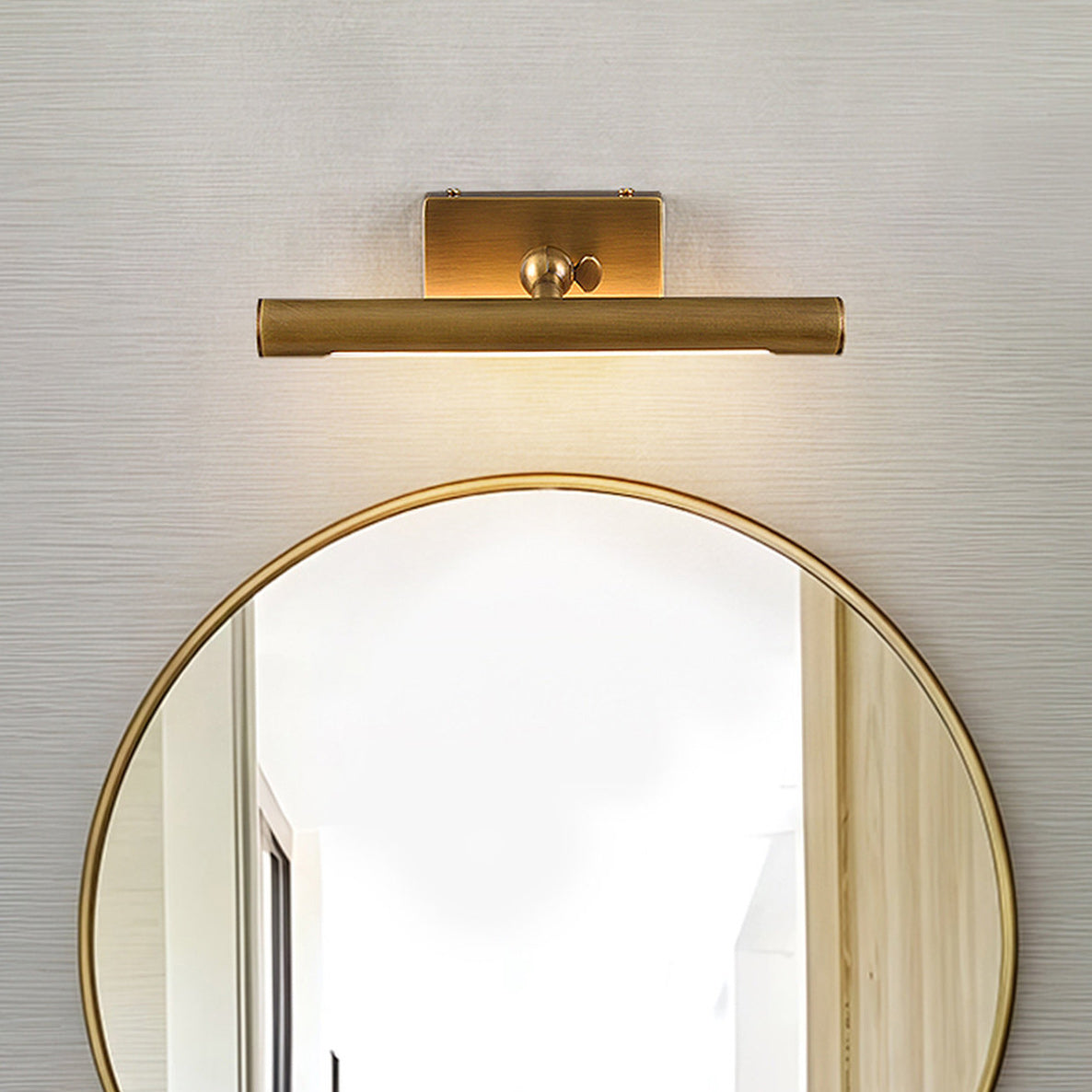 Slim Linear LED Picture Light with Swivel Bar