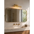 Slim Linear LED Picture Light with Swivel Bar