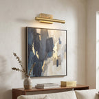 Slim Linear LED Picture Light with Swivel Bar