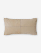 Vireo Leather Pillow | Handcrafted Basketweave Design