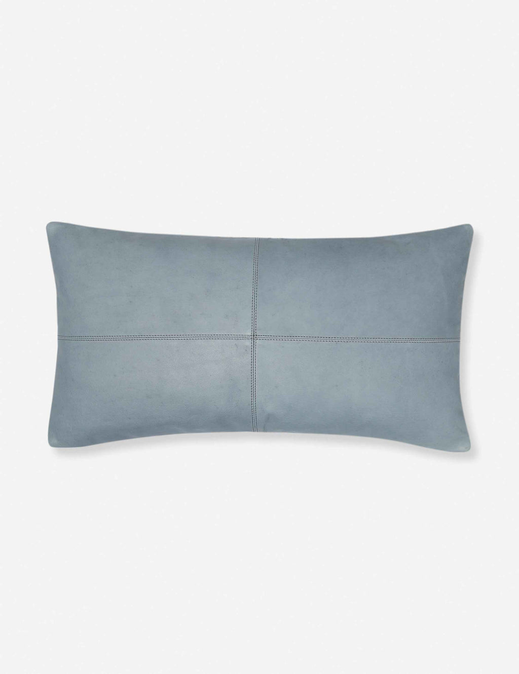 Vireo Leather Pillow | Handcrafted Basketweave Design