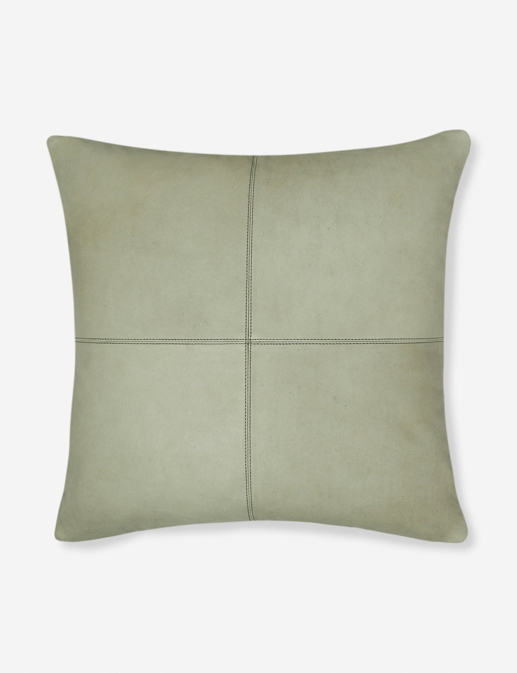 Vireo Leather Pillow | Handcrafted Basketweave Design