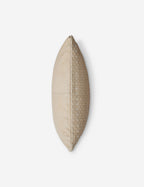 Vireo Leather Pillow | Handcrafted Basketweave Design