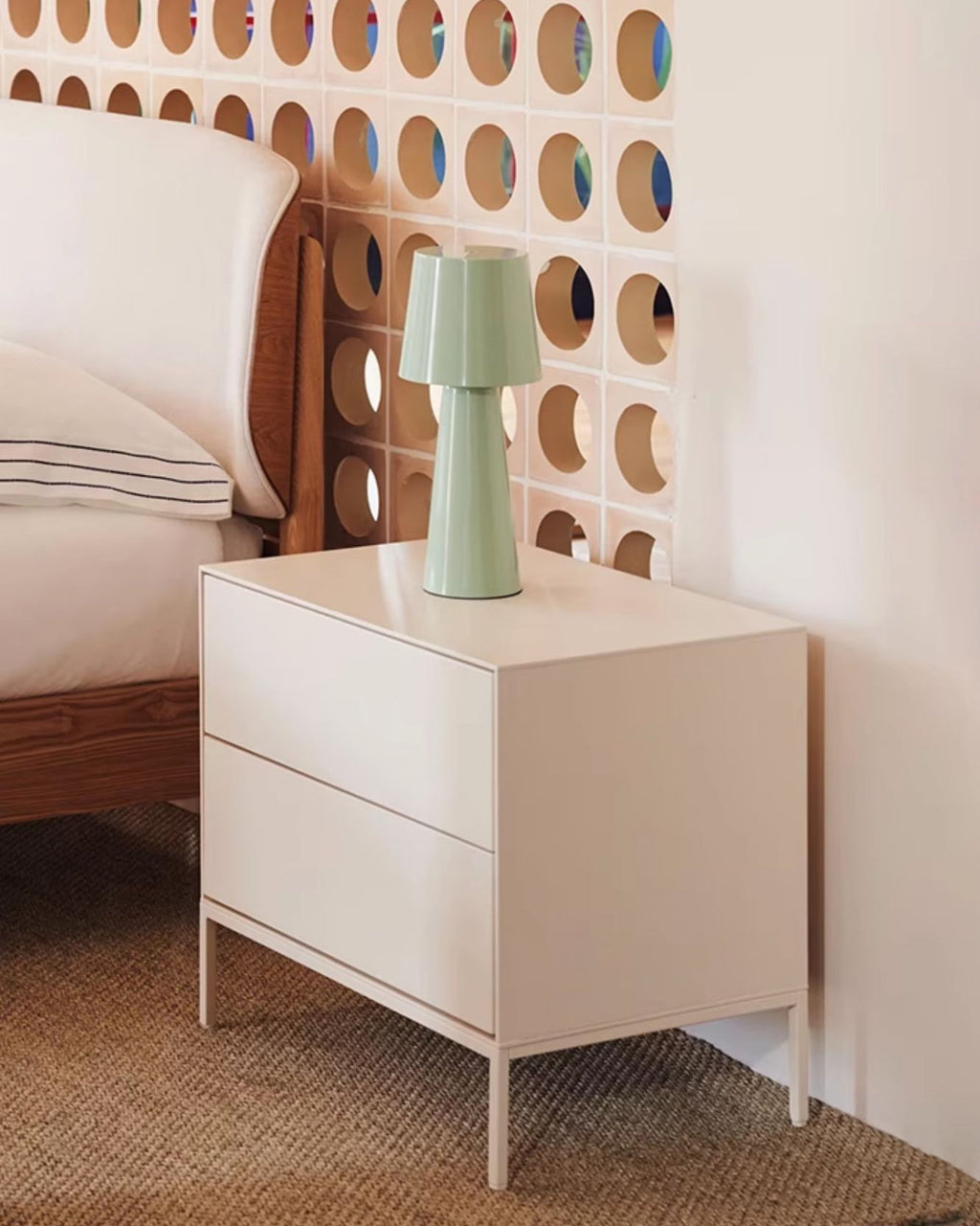 Cordless Conical Metal Table Lamp with Touch Dimmer