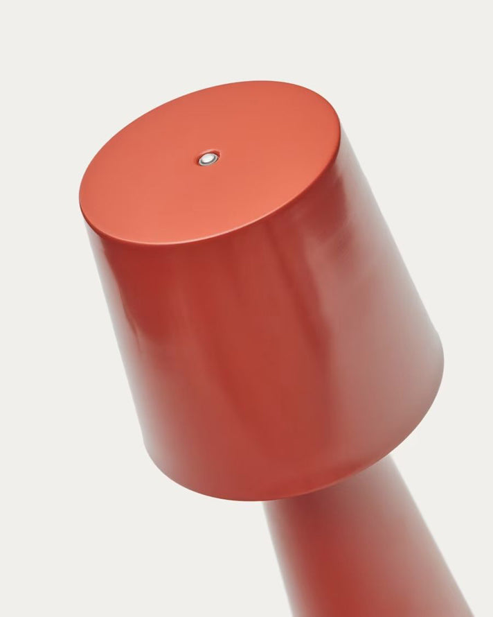 Cordless Conical Metal Table Lamp with Touch Dimmer