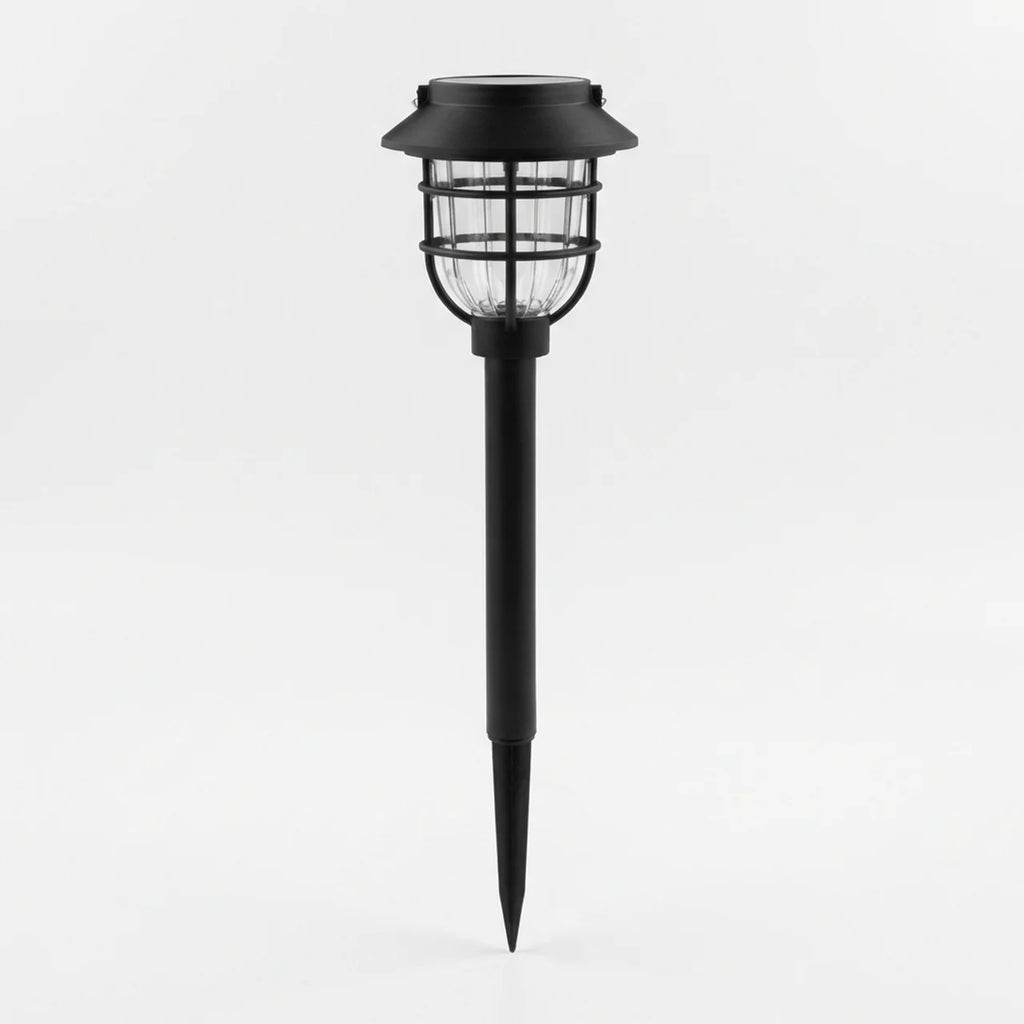 Vintage Cage Solar LED Path Light 1-Light
