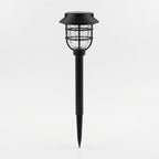 Vintage Cage Solar LED Path Light 1-Light