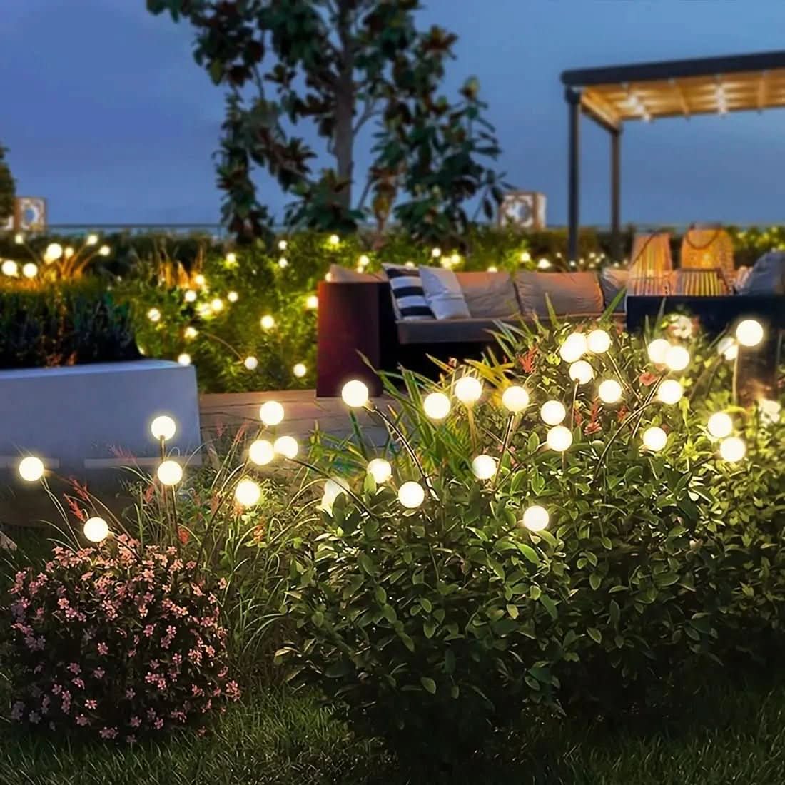 Vintage Firefly Solar LED Lights 1-Light