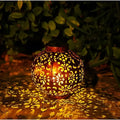 Vintage Globe Solar LED Garden Lantern 1-Light