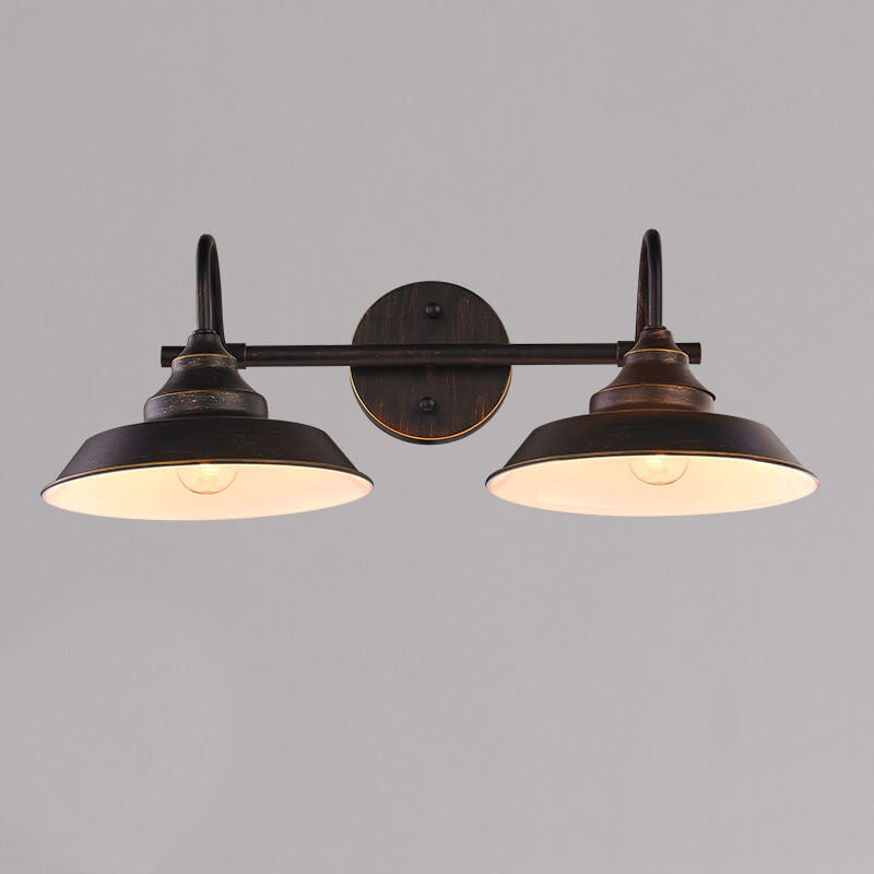 Vintage Industrial Dome Wall Sconce Lamp 1-Light