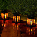 Vintage Solar Square LED Hanging Lantern 1-Light