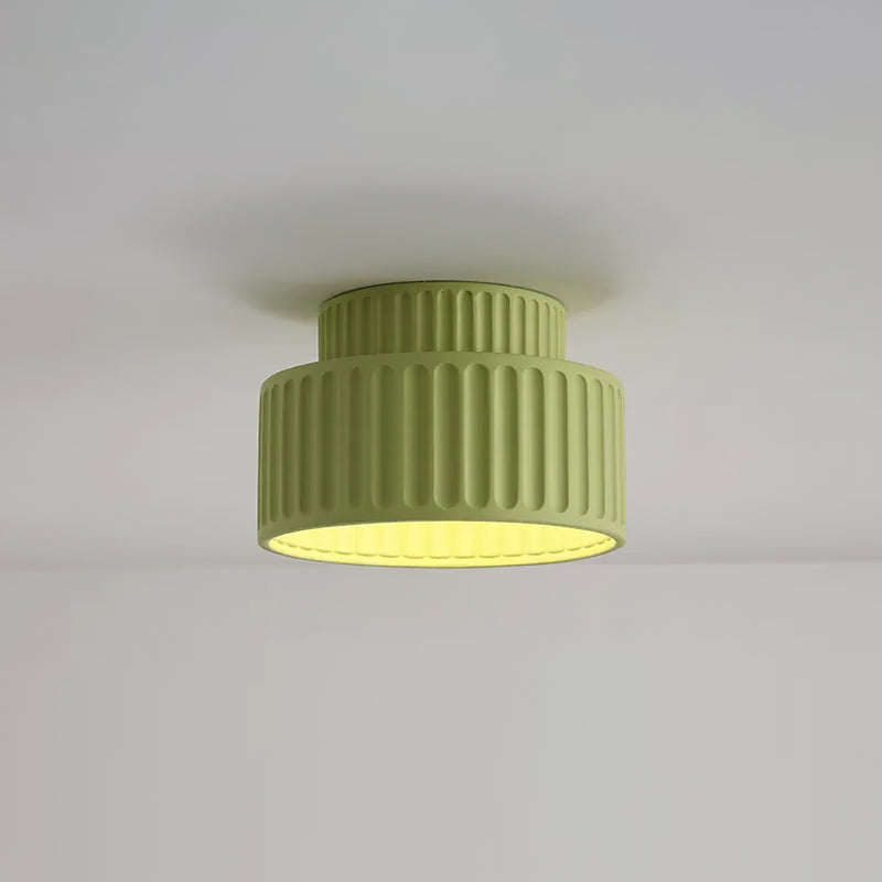 Bela Compacte Plafondlamp | Duurzaam Hars, Retro Ontwerp