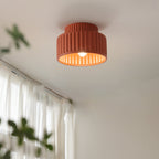 Bela Compacte Plafondlamp | Duurzaam Hars, Retro Ontwerp