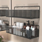 VintageHaken: Wall Shelf Bathroom – Durable Wrought Iron Shelf, Rustic & Multifunctional with Towel Rack