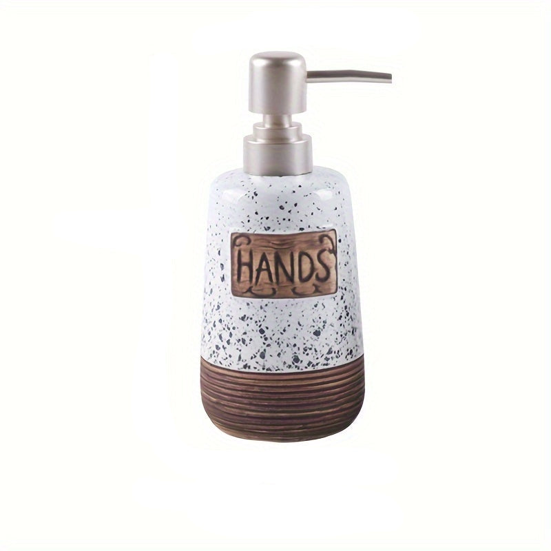 Soap Dispenser Kitchen Bathroom Refillable Terrazzo Design