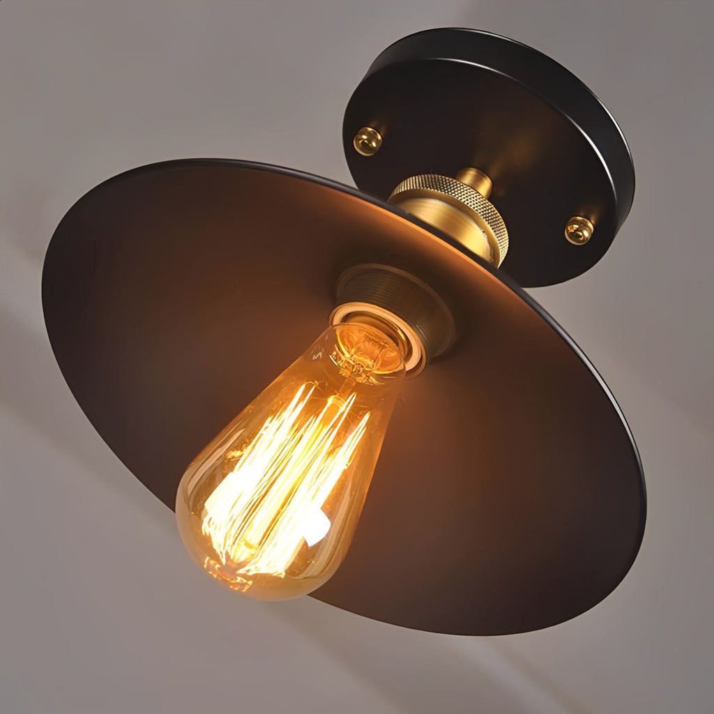 Pendant Light Iron Bronze Finish E27 Industrial Design