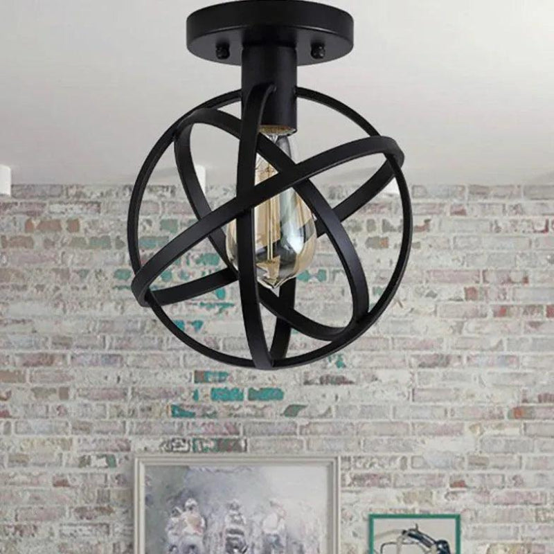Flush Mount Ceiling Light Round Hardwired E27 Indoor Lighting Fixture