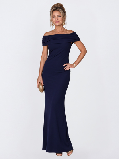 Elegant Off-Shoulder Maxi Dress for Women Bodycon