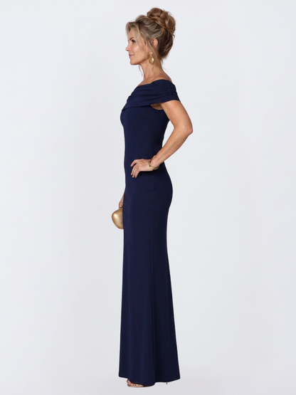 Elegant Off-Shoulder Maxi Dress for Women Bodycon
