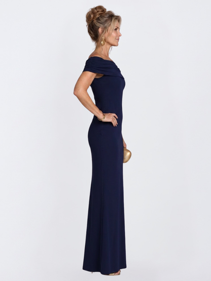 Elegant Off-Shoulder Maxi Dress for Women Bodycon
