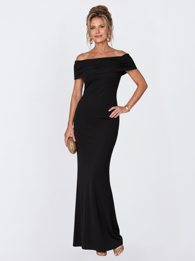 Elegant Off-Shoulder Maxi Dress for Women Bodycon