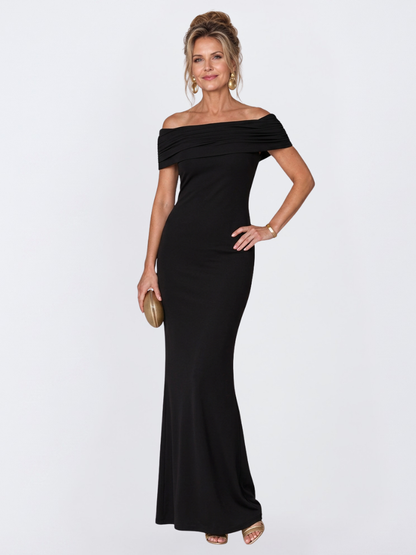 Elegant Off-Shoulder Maxi Dress for Women Bodycon