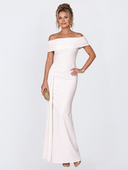 Elegant Off-Shoulder Maxi Dress for Women Bodycon