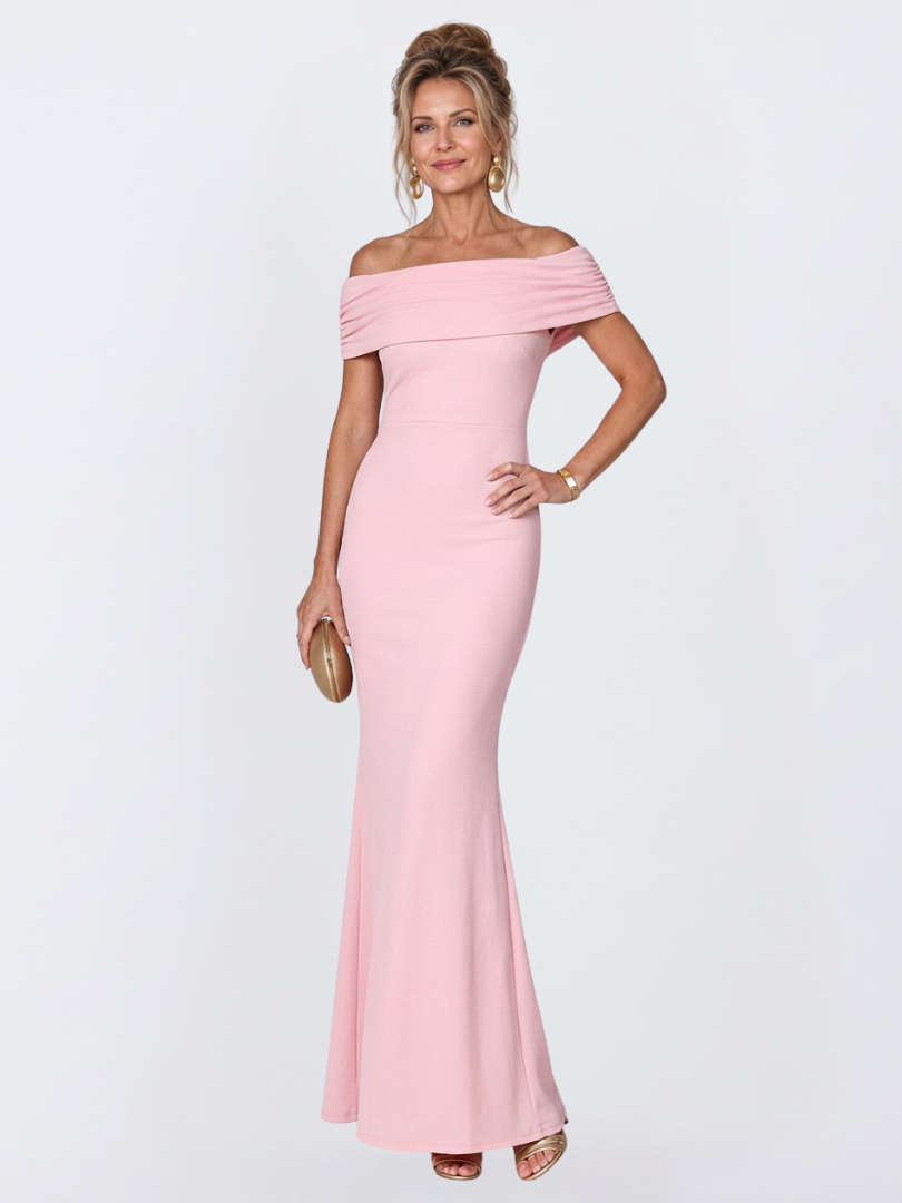 Elegant Off-Shoulder Maxi Dress for Women Bodycon