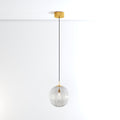 VitraCarissa: Design Pendant Light Glass Sphere LED Dimmable – for Dining Room & Hallway