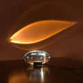 VitraEye: Transparent Glass Table Lamp LED with Adjustable Brightness – for Living Room & Office