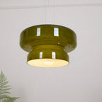 VitraGlow: Glass Pendant Light in Modern Design – Two-Tier Hanging Lamp for Living Room & Dining Room